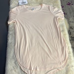 Zyia- Blush Perfect Slit Swoop T